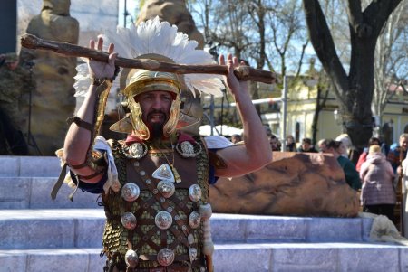 На Дерибасівській в Одесі провели Пасхальну реконструкцію (фото)