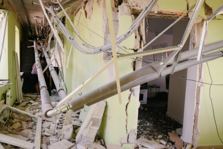 Тривають роботи з ліквідації наслідків ранкової атаки (фоторепортаж)