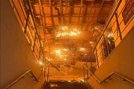 Ворог вночі атакував цивільне підприємство на Одещині: майже повністю згоріла адмінбудівля